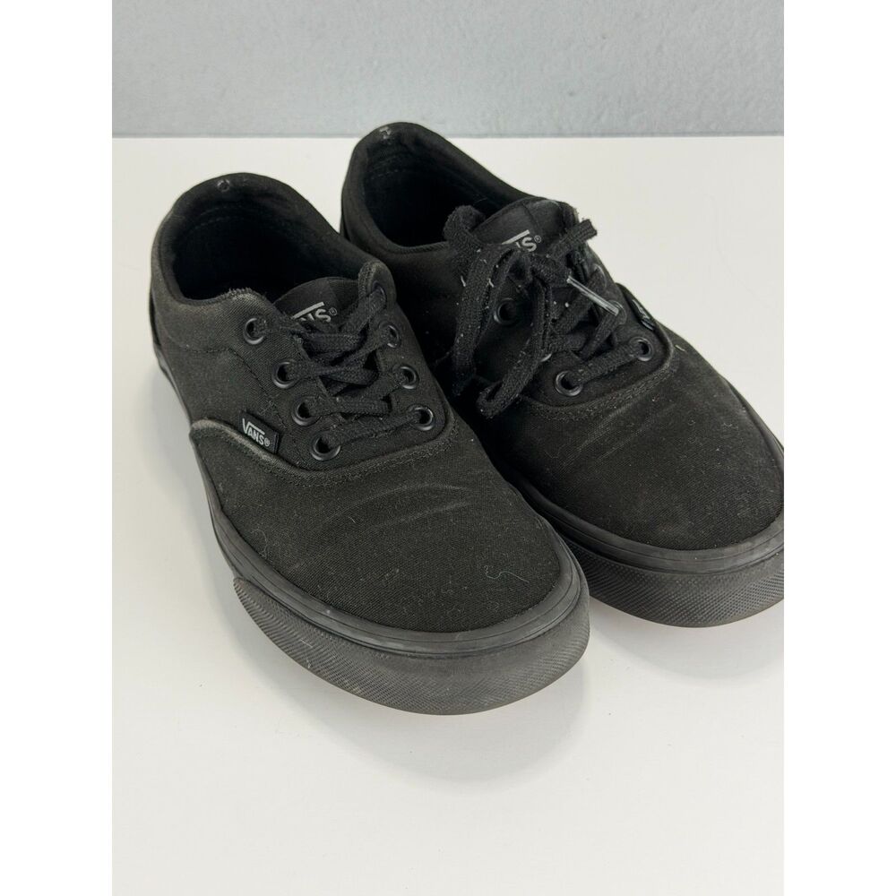 Vans Authentic Triple Black Canvas Sneakers Women’s 6 Skate Shoes